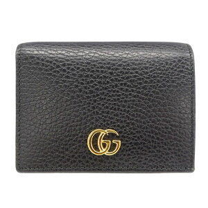 Gucci Marmont Leather Wallet GG Case Black